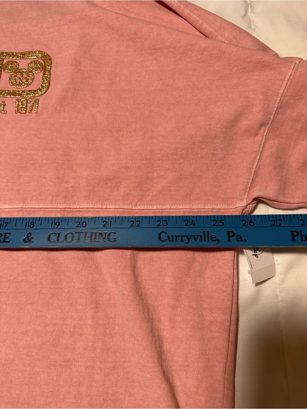 Disney Walt Disney World Briar Rose Gold Spirit Jersey Pink Size L NWT - Picture 8 of 9